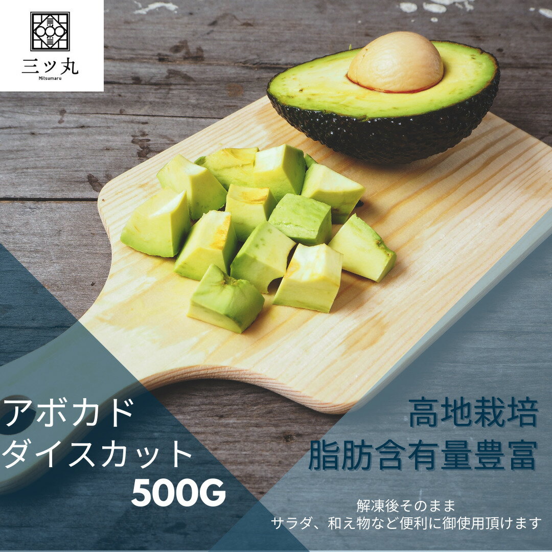 【送料無料】冷凍アボカドダイスカット　500g業務用サイズでお買い得に〇