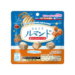 Rakuten - 【期間限定】【冷蔵】ブルボン ひとくちルマンド 塩キャラメルアイス味 47g×10袋