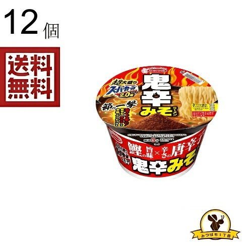 エース 超大盛りSC 鬼辛みそラーメン 164gx12個
