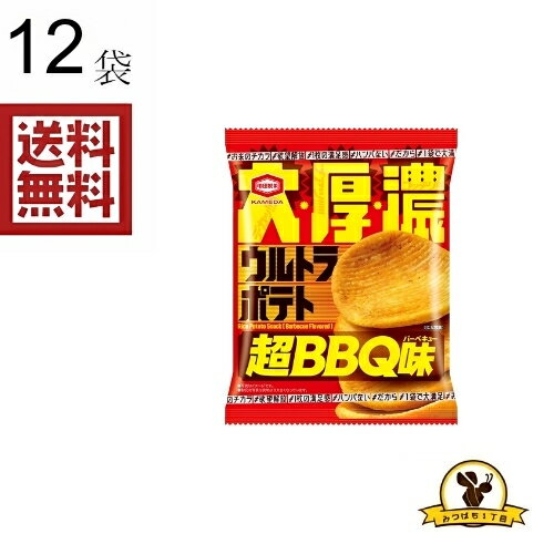 亀田 ウルトラポテト 超BBQ 41gX12袋...