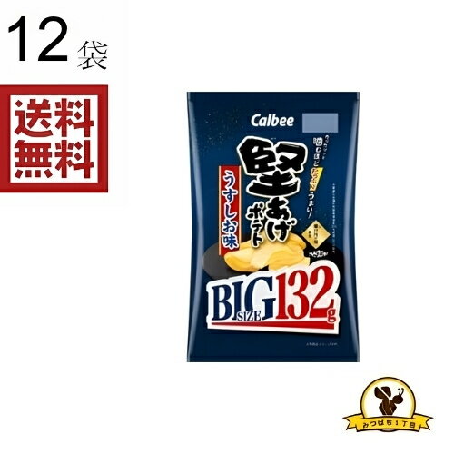 カルビー 堅あげポテトうすしおBIG 132gX12袋