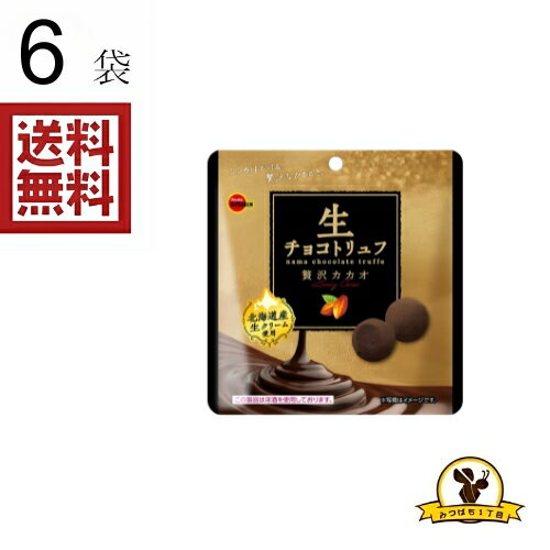 ブルボン 生チョコトリュフ贅沢カカオ P x6袋