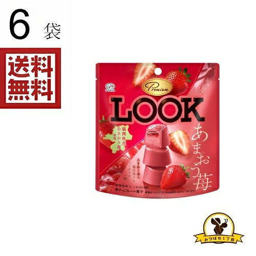 不二家 プレミアムルック あまおう苺 X6袋