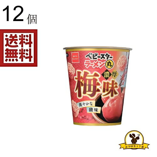 おやつC BSラーメン丸 濃厚梅 x12個(4.0)