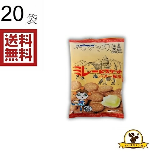 野村 ミレービスケット 塩バター風味 120gx20袋