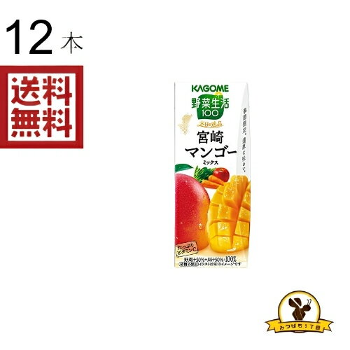 乐天商城 - カゴメ 野菜生活 宮崎マンゴー x12本