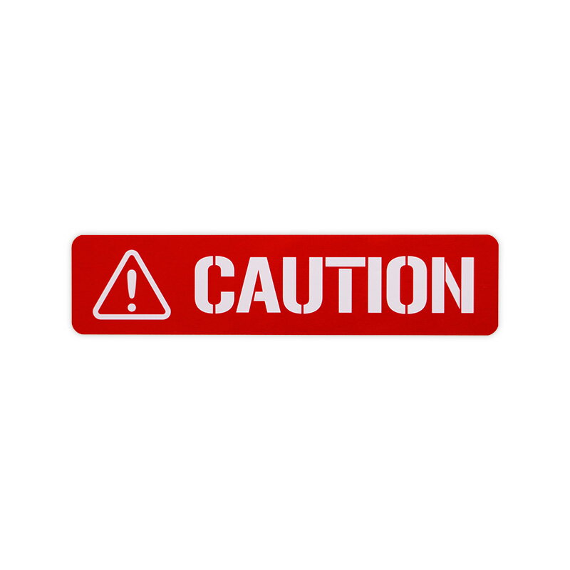 Rakuten - 【メール】東洋マーク CAUTION 小 反射 ステッカーZ-3499