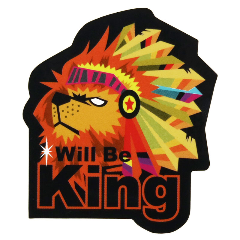 【メール】東洋マーク Will Be King ステッカーR-795