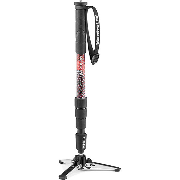 2年延長保証付き［マンフロット］ MVMELMIIA4 ビデオ一脚 アルミニウム4段