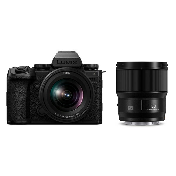 乐天商城 - 【10年間保証付き】[パナソニック]LUMIX DC-S5M2XW 標準ズーム・単焦点レンズキット