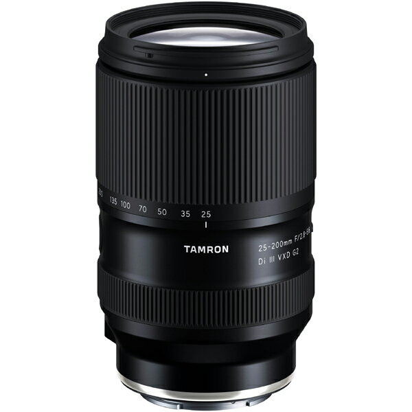 【10年間保証付き】[タムロン] 25-200mm F/2.8-5.6 Di III VXD G2 (Model A075) ソニーEマウント用（2025年11月20日発売予定）発売日お届け
