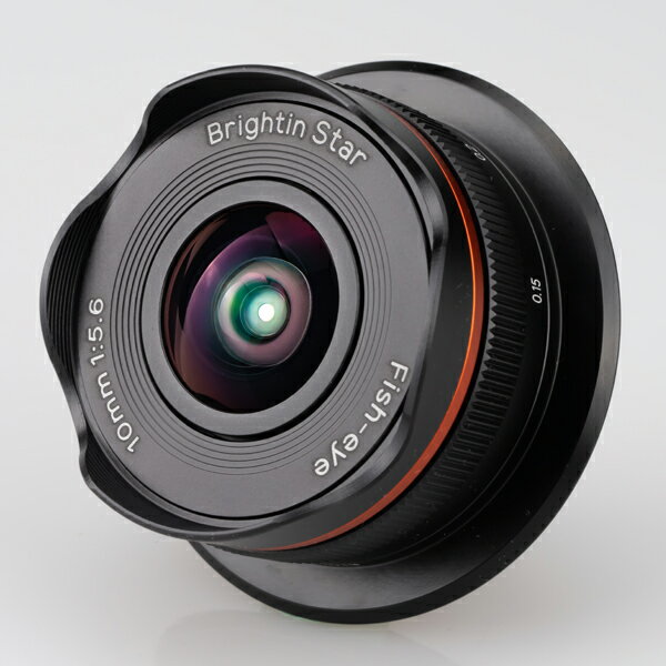 [Brightin Star]ブライトインスター 10mm F5.6 Fish-eye ブラック 富士Xマウント