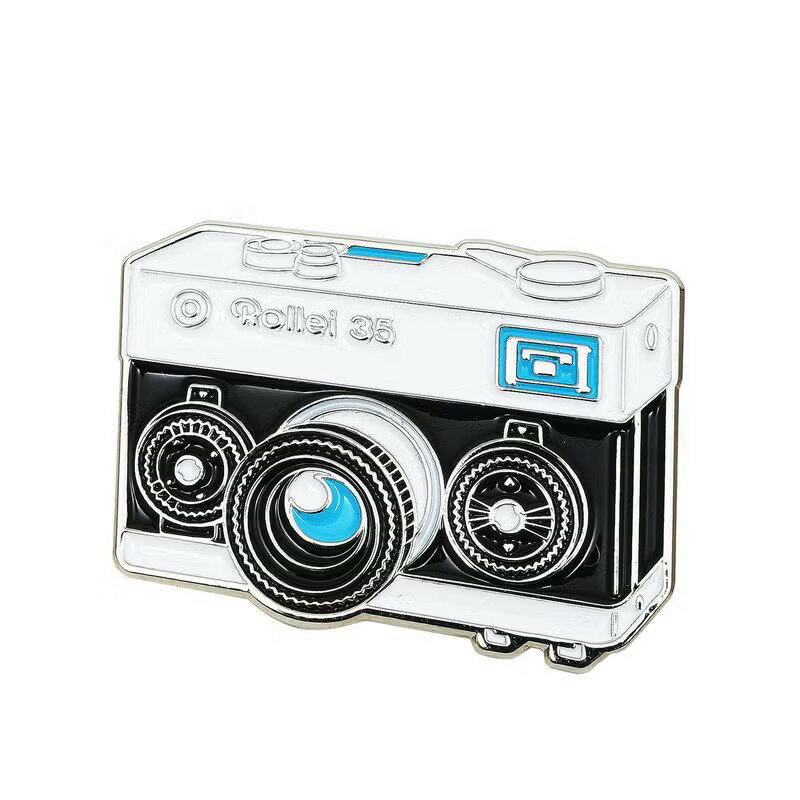 Rakuten - Rollei カメラ型ピンバッジ Rollei35 シルバー RL-032-SI