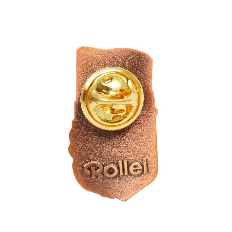 Rollei カメラ型ピンバッジ ROLLEIFLEX ブロンズ RL-031-BZ