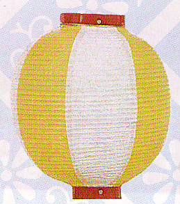 祭り提灯　提灯　祭りビニール提灯-10号丸型（28×35）