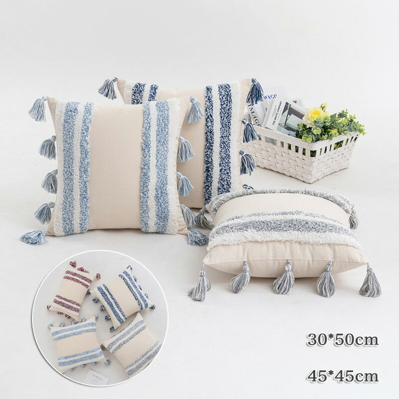 クッション カバー クッションカバー 30*50cm 45*45cm 腰部枕カバー 四季通用 新生活 背当てカバー 座..