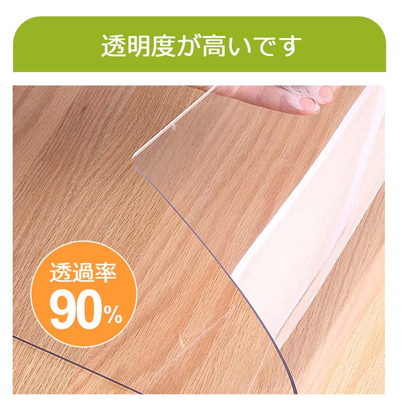 冷蔵庫 マット 冷蔵庫マット 透明 キズ 凹み 防止 角丸加工 下敷き チェア 傷防止マット ポリカーボネート 極厚 洗濯機 耐震マット SMLサイズ 厚さ2mm ～600L ズ防止 凹み防止 へこみ防止 防音マット