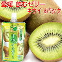 愛媛の果実 飲むゼリー キウイ 150g 6パック 送料無料 メール便 お取り寄せグルメ 買い回り ポイント消化 国産果汁 愛媛産 ゼリーギフト ゼリー詰め合わせ 国 産フルーツゼリー 飲むゼリー 子供 向け おやつ デザート ドリンクゼリー 冷やして美味しい