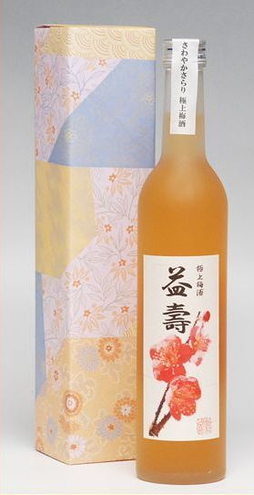 日本酒 限定 極上梅酒【益寿えきじゅ】500ml送料無料 包装済み！ お父さん 誕生日 お酒 御祝い ...