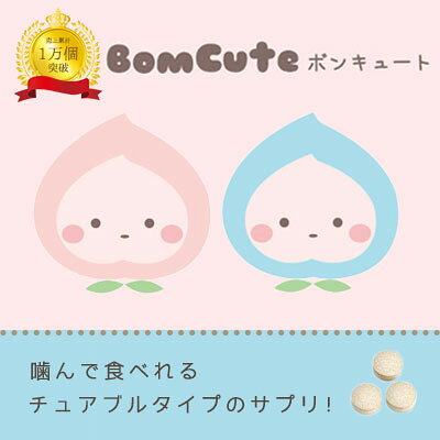 バストに自信！気持ちもアップ！★憧れのボディに近づく〜サプリメント「ボンキュート」【胸 ハリ　サプリ　ケア　美乳　ボリュームアップ　貧乳　女子力　セクシー】【595915】
