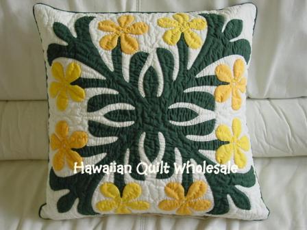 【大感謝祭ポイントアップ】ハワイアンキルト キット 初心者 ハワイアンキルト キット しつけ済み 初心者 ハワイアンキルト キット クッションカバー 製作 作製 ハワイアンキルトクッションカバー ソファー 【完成品ではございません】
