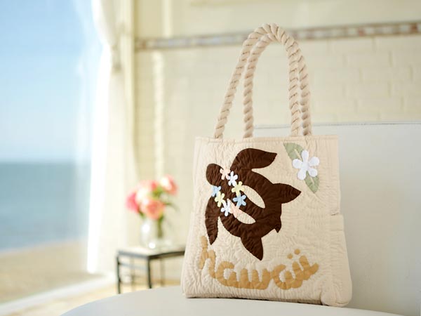 ハワイアン キルト キット バッグ 初心者 ハワイアンキルト キット しつけ済み ハ...
