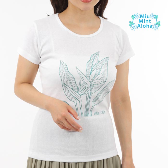 フラダンス tシャツ パウスカート セール パウスカート シングル フラダンス衣装 フラダンス 衣装 Tシャツ ミウミント ミウ・ミント・アロハ その1