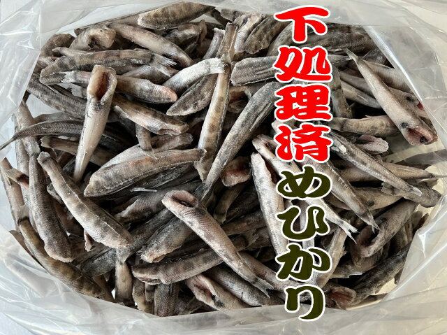 【下処理済】バラ冷凍メヒカリ（1箱2kg：200匹前後）【目光・めひかり】【北海道・本州・四国・九州は..