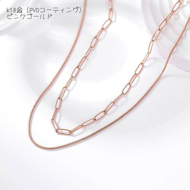 楽天市場】18金 2連ネックレス(種類(チェーン)ベネチアン 楽天市場】18金 2連ネックレス(種類(チェーン)ベネチアン