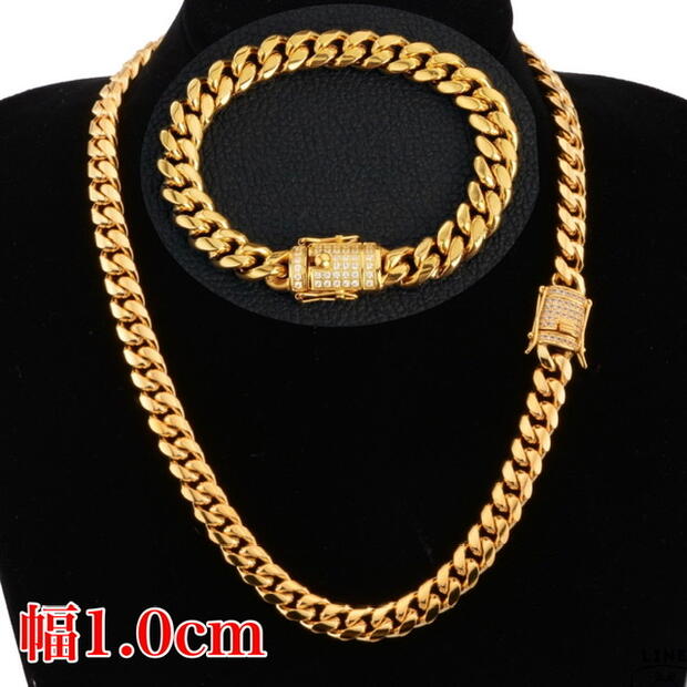 サージカルステンレス ネックレス ブレスレット 2点セット メンズ 金属アレルギー対応 喜平チェーン ネックレス ブレスレット ステンレスチェーン 金属アレルギ...