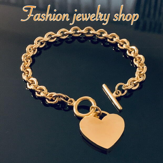 サージカルステンレス製 リターントゥハート ブレスレット Tバー マンテル ユニセックス ステンレス ブレスレット チェーン ハート 金属アレルギーに優しい サージカルステンレス 316l レディース メンズ 男性 女性 k18 ゴールド シルバー ハート ファッション プレゼント