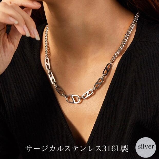 ハロウィンネックレス サージカルステンレス ネックレスチェーン 4面カット喜平 マリンモチーフ レディース メンズ 大人シンプル 金属アレルギー ステンレスチェ...