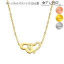 ハート チョーカー サージカルステンレス ネックレス つけっぱなし 錆びない レディース 大人華奢 金属アレルギー CZダイヤ(ジルコニア) ダブルハート チョ...