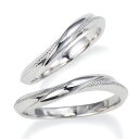 プラチナ結婚指輪が2本でこの価格!プラチナ900 クラシカルミルグレインウェーブラインが人気の 結婚指輪 マリッジリング ペア価格! 1年以内1回サイズ直し無料...