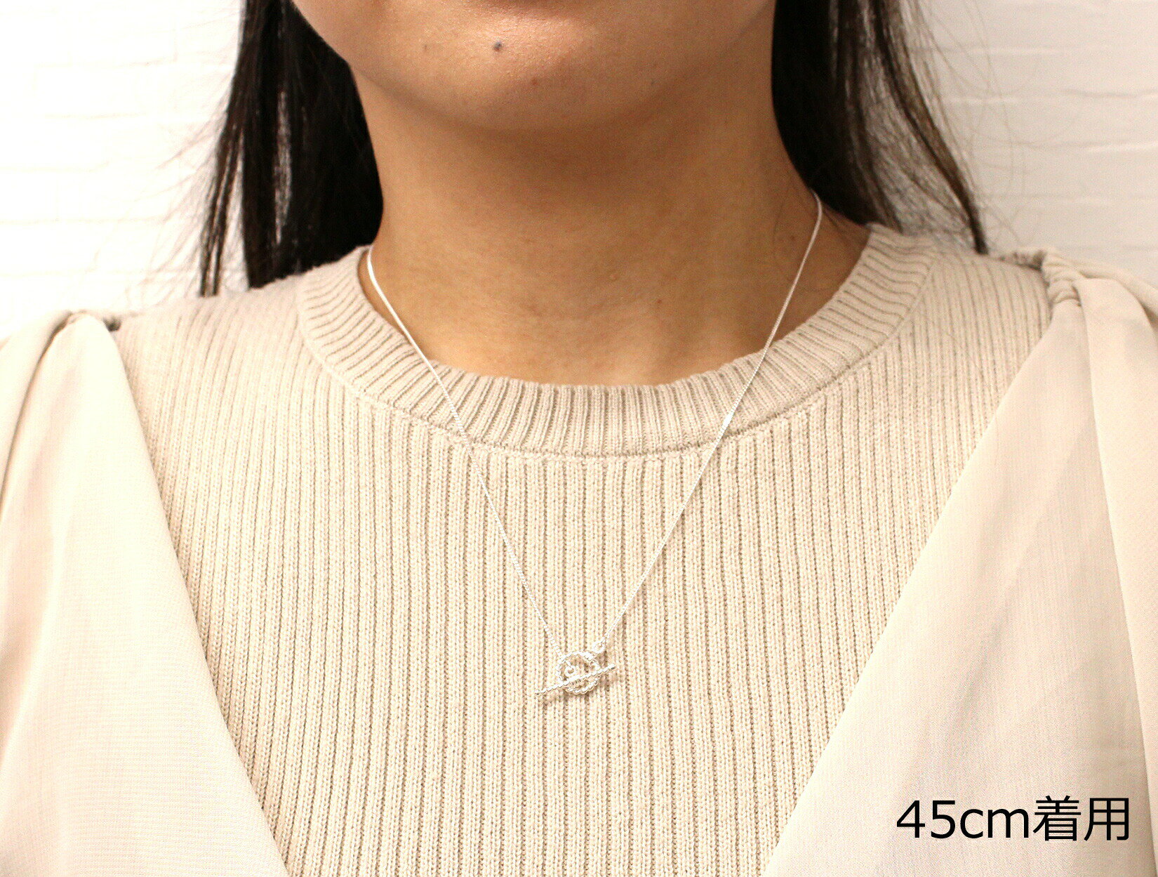 ネックレス レディース メンズ フィガロ マンテル シルバー925 Silver925製 ひまわりイエロー お揃い おそろい チェーン だけ 45cm 丸 棒 単品 華奢 シンプル ニッケルフリー 金属アレルギー トレンド 人気 流行 アクセサリー 重ね付け 日本製 10代 20代 30代 推し