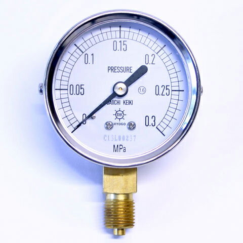Rakuten - 汎用形圧力計 AT G1/4B 60φ 0.3MPa 第一計器製作所