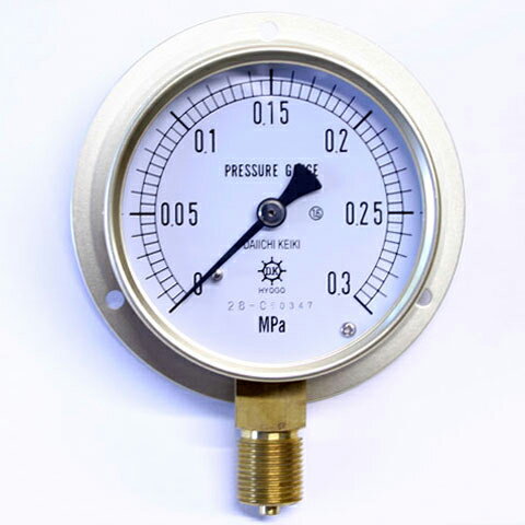 Rakuten - 汎用形圧力計 BT G3/8B 75φ 0.3MPa 第一計器製作所