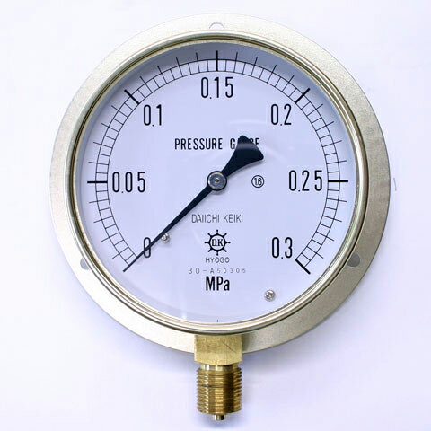 Rakuten - 汎用形圧力計 BT G3/8B 100φ 0.3MPa 第一計器製作所