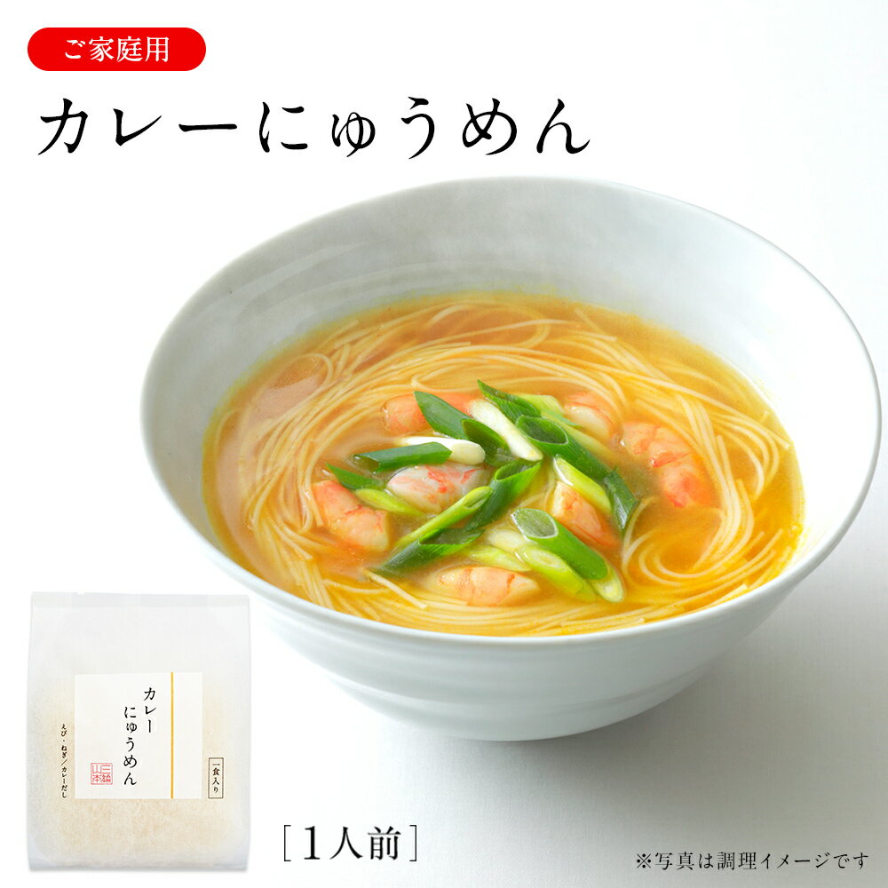 カレーにゅうめん C-K 家庭用 煮麺 三輪山本【のし・包装不可】のサムネイル