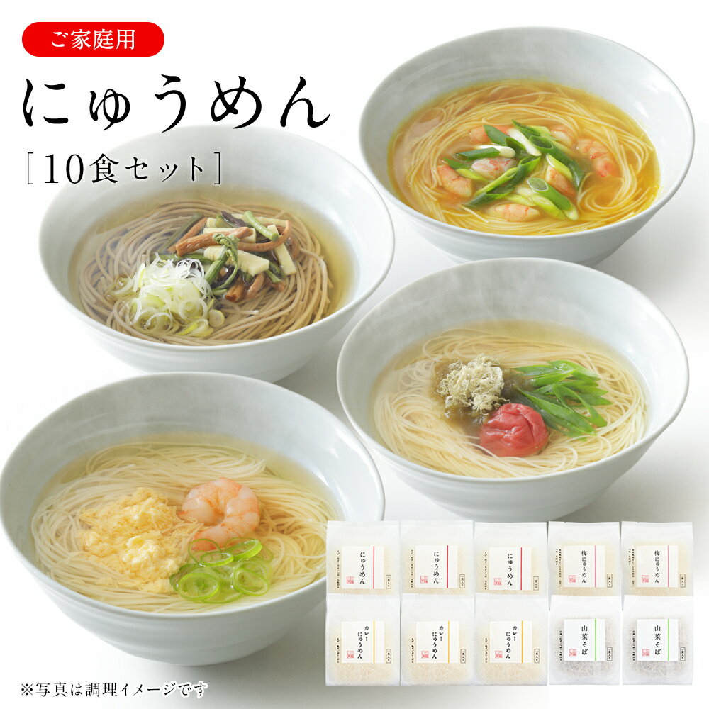 にゅうめん V-CN ご家庭用 10食セット