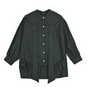 GRIS グリ Big collar shirt Green GR23AW-SH003