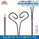 cooyin ShiRyu リケーブル MMCX ケーブル イヤホン HIFI音質 8芯 単結晶銀 Litz編み込み構造 Shure用 SEシリーズ JVC用 HAシリーズ SE215 SE535 AONICなどに適合する ストレート型 2.5mm 3.5mm 4.4mm