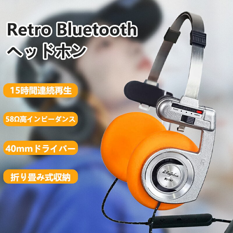 3APLUS Retro Bluetoothヘッドホン オープ