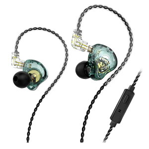 okcsc ED10 イヤホン 有線 カナル型イヤホン HiFi 高音質 重低音 耳掛け 着脱式ケーブル パソコン用 PC/スマホ対応 マイク付き 3.5mm通販セール