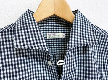 WAREHOUSE　ウエアハウス　3091 S/S OPEN COLLAR SHIRTS　ギンガムチェック(小)　半袖シャツ