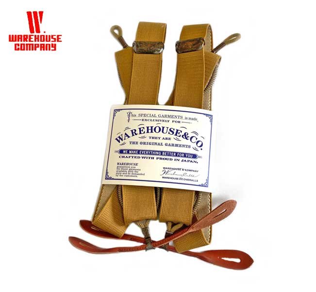 WAREHOUSE　ウエアハウス　6045 MEN'S SPRING SUSPENDERS　サスペンダー