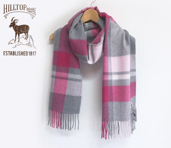 HILL TOP　ヒルトップ　LAMBSWOOL SCARF　マフラー