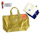 PARROT CANVAS パロットキャンバス Greenville Light Tote 11号帆布 コットン トートバッグ