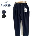 WESTWOOD OUTFITTERS　ウエストウッドアウトフィッターズ　きれいめポンチのタックテーパードパンツ