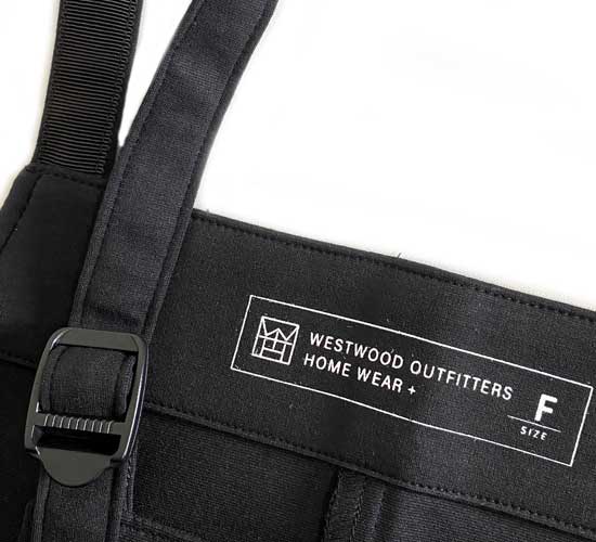 WESTWOOD OUTFITTERS　ウエストウッドアウトフィッターズ　きれいめポンチのエプロンワンピース